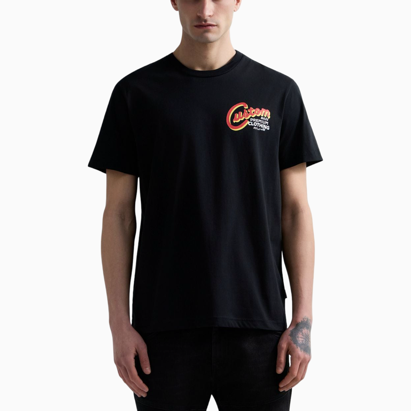 Мъжка тениска Replay Men T-shirt M3352 .000.2660-098 Front View