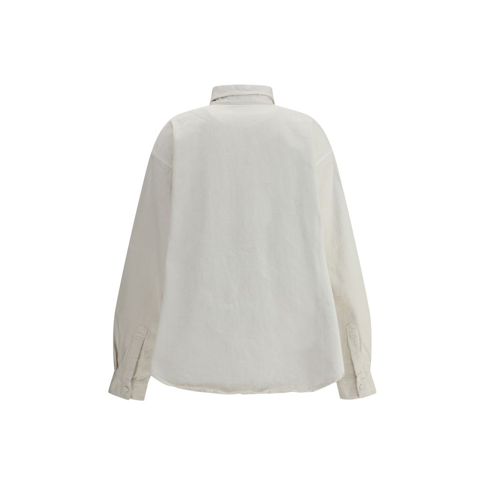 Дънково яке Balenciaga с риза