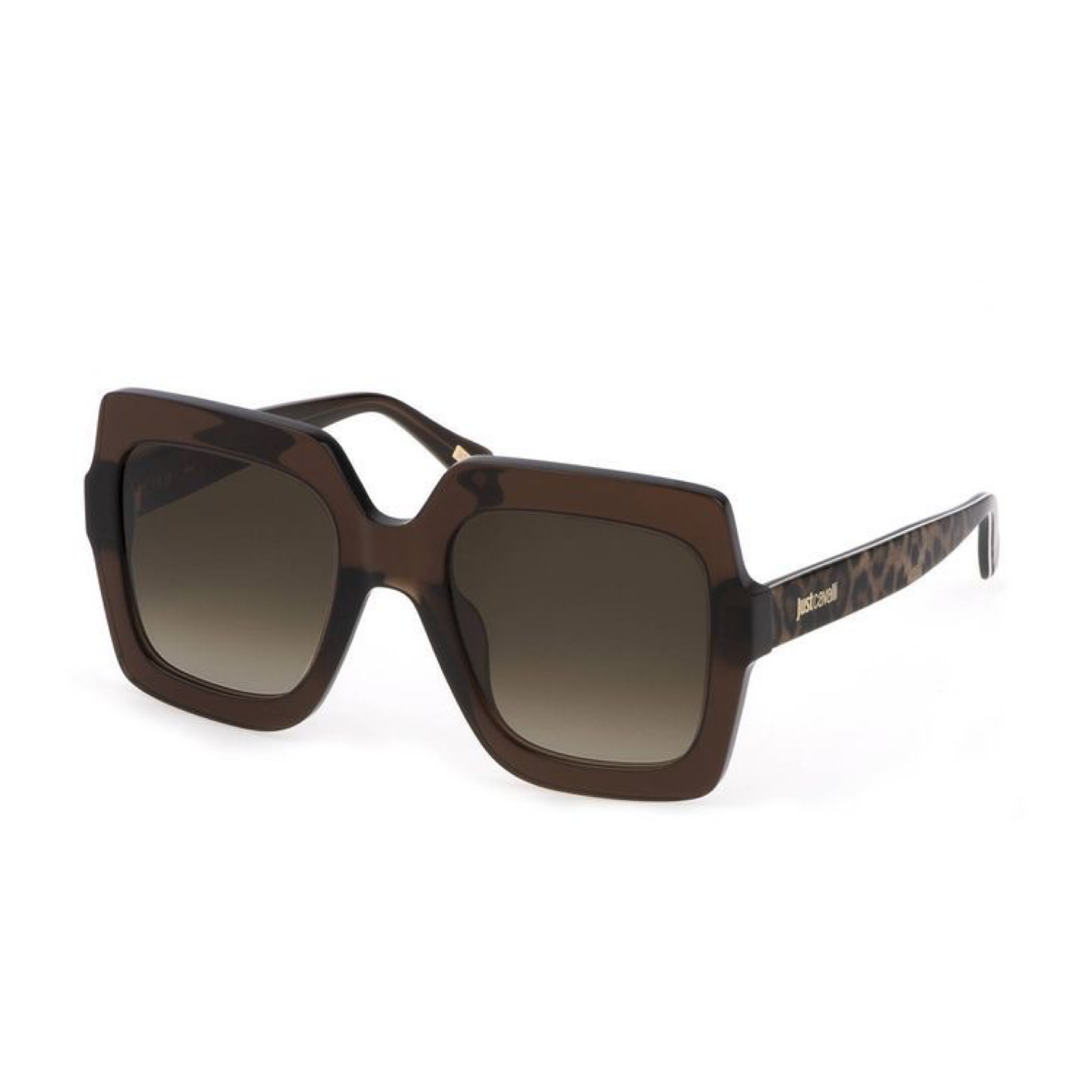 Just Cavalli Brown Plastic Sunglasses