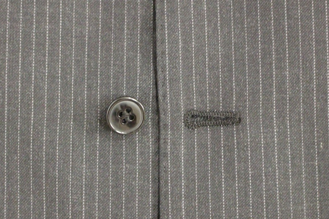 Елегантна рокля на сиви райета Dolce &amp; Gabbana