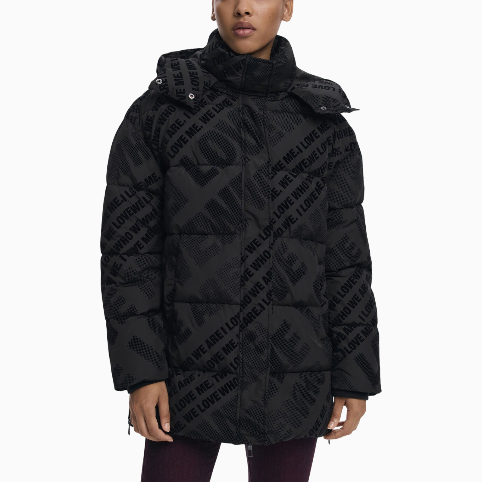 Дамско яке Desigual Women Jacket 25WWEW23 Front View