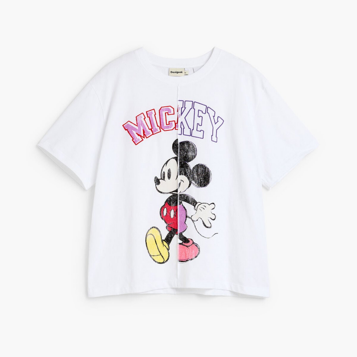 Дамска тениска Desigual Mickey Women T-shirt 26WWTK59 1000 Front View
