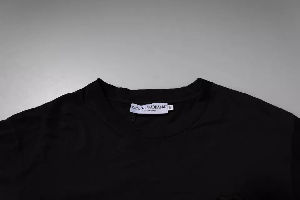 Памучна мъжка тениска с лого Dolce &amp; Gabbana DG