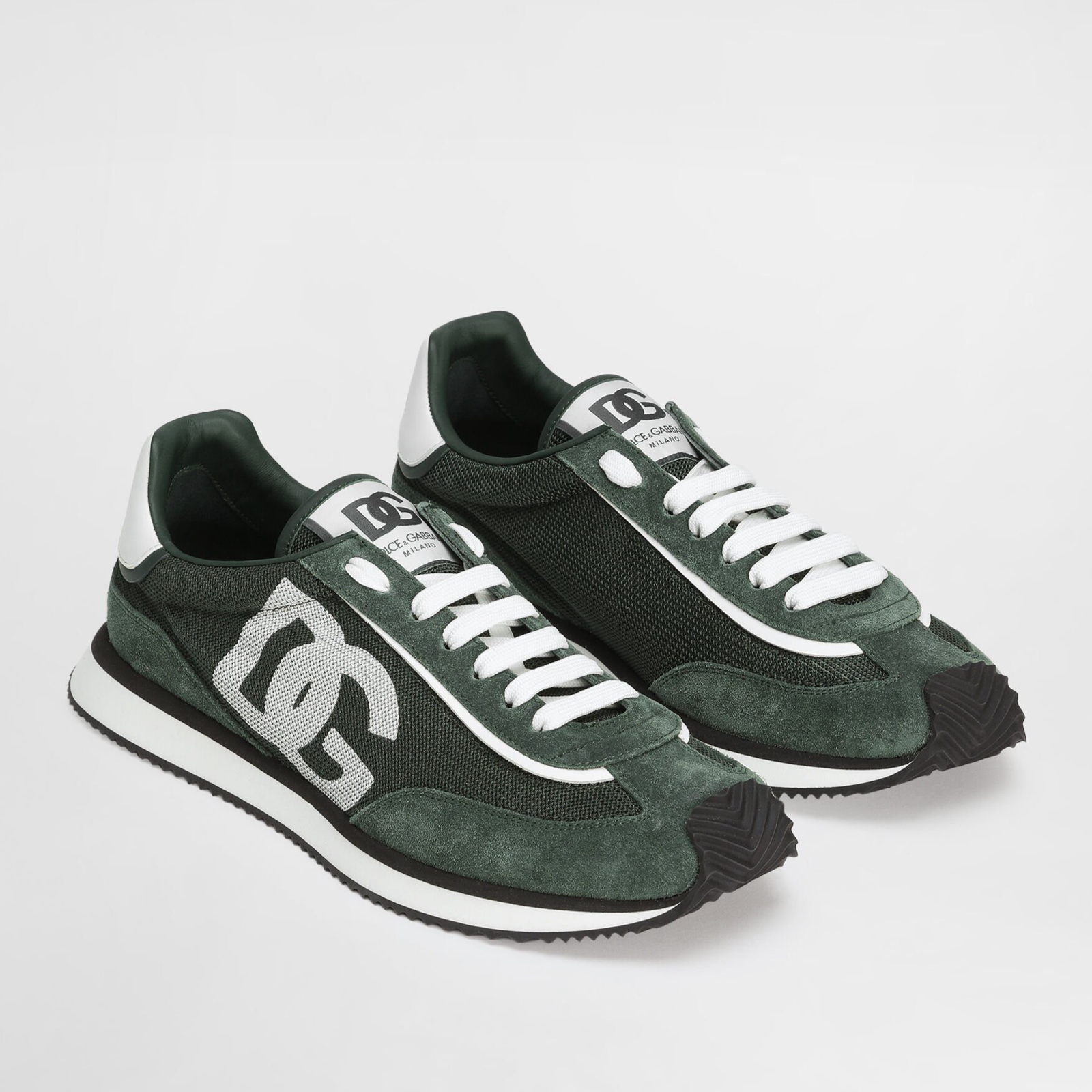 Мъжки зелени маратонки Dolce & Gabbana Cushion Men Sneakers Lateral View
