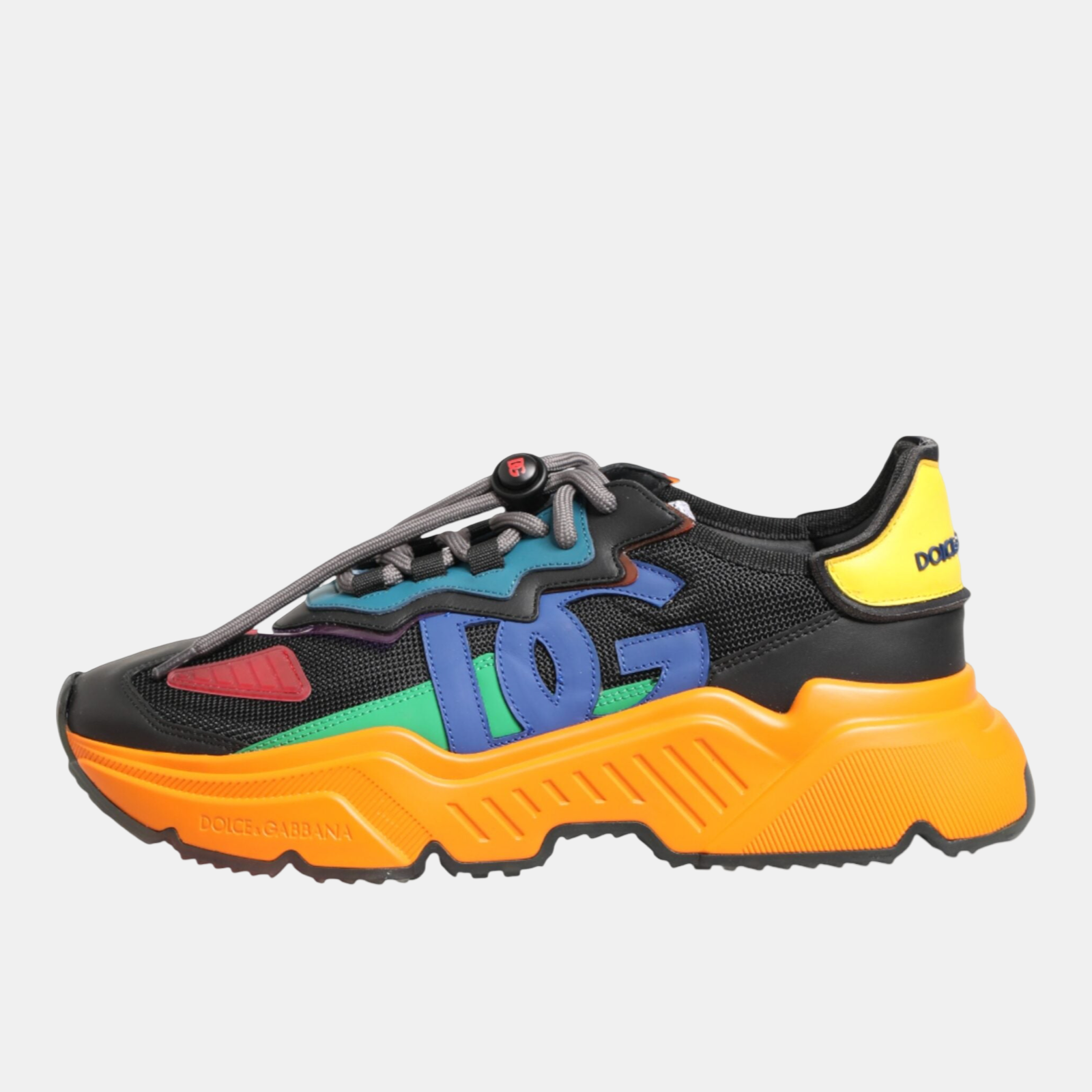 Dolce & Gabbana Multicolor Daymaster Men Sneakers Lateral View