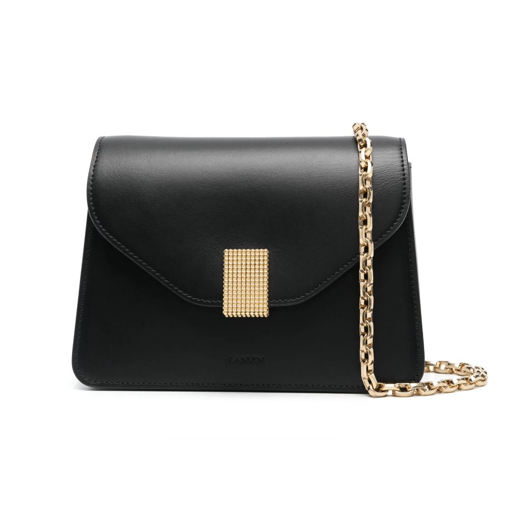 Lanvin Black Leather Crossbody Bag