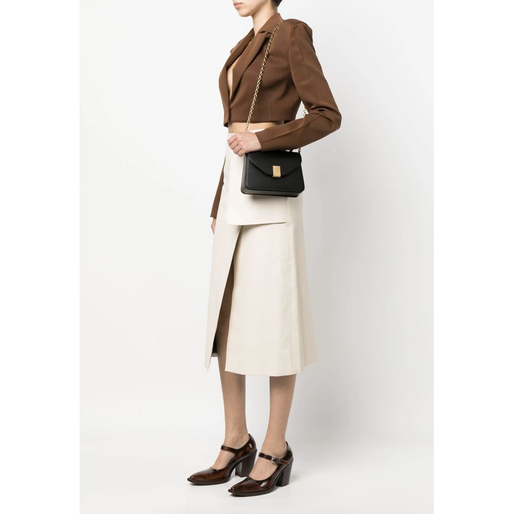 Lanvin Black Leather Crossbody Bag