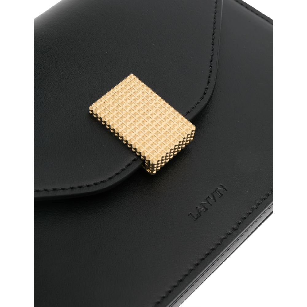 Lanvin Black Leather Crossbody Bag