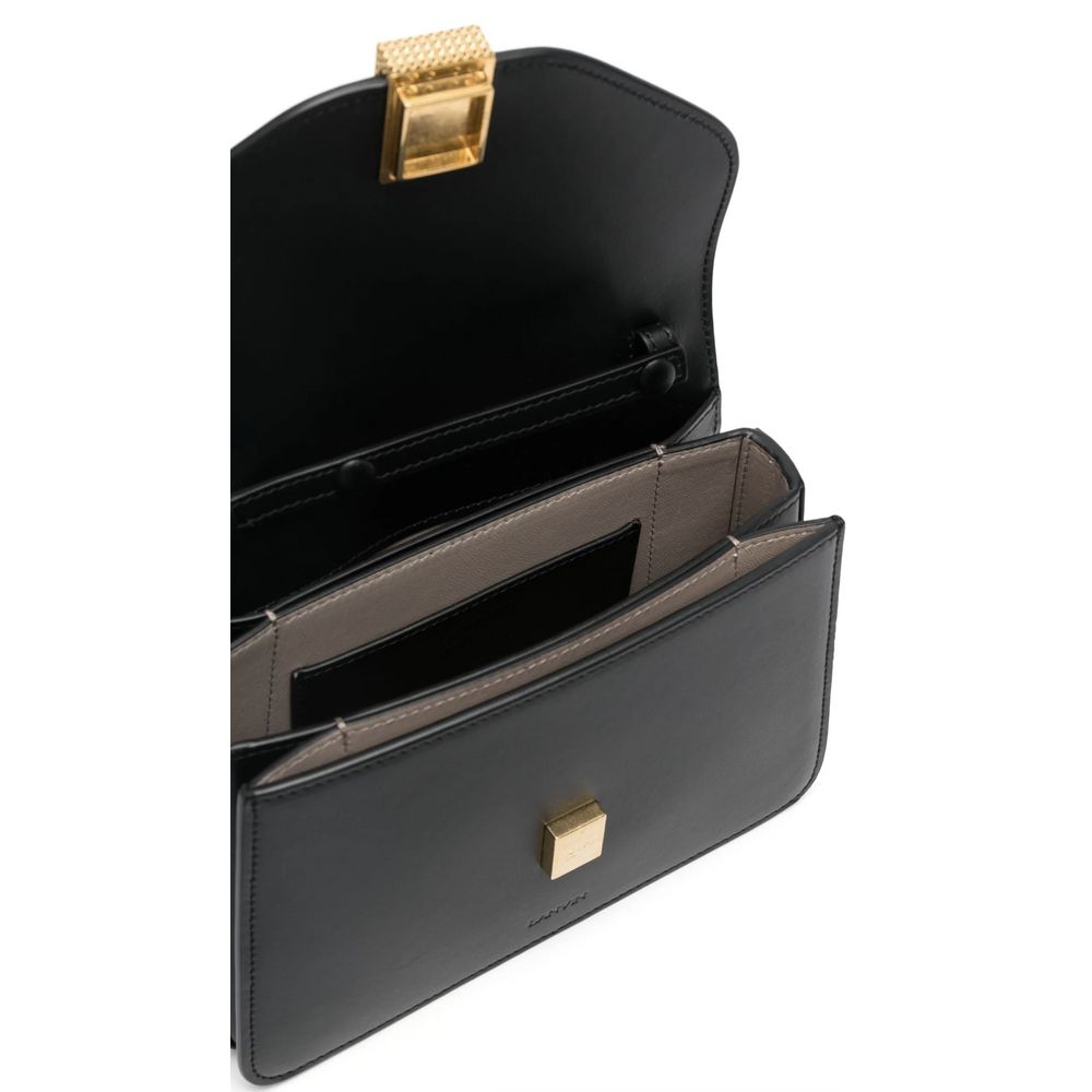 Lanvin Black Leather Crossbody Bag