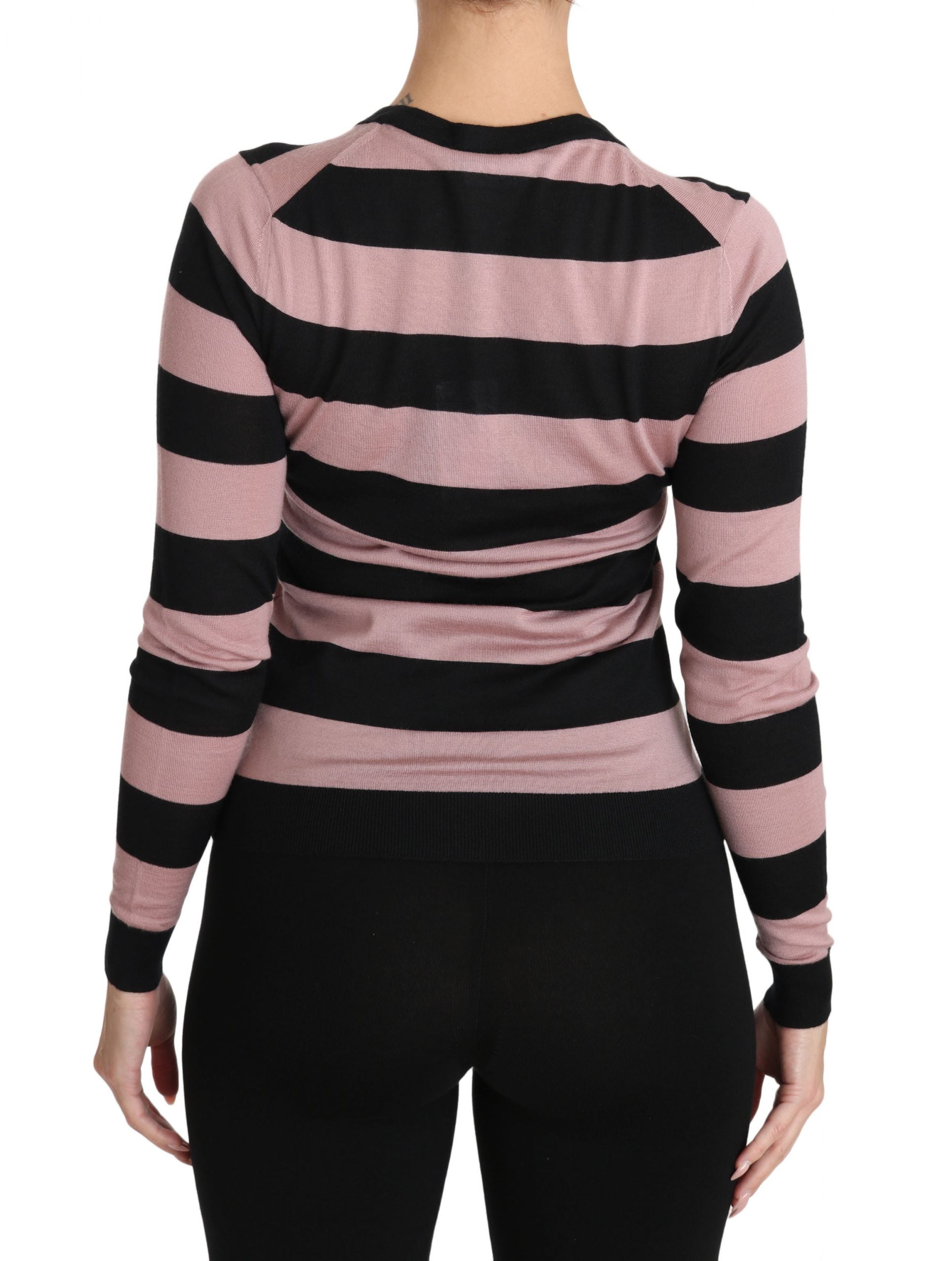 Елегантна кашмирена жилетка с бродирани цветя на Dolce &amp; Gabbana