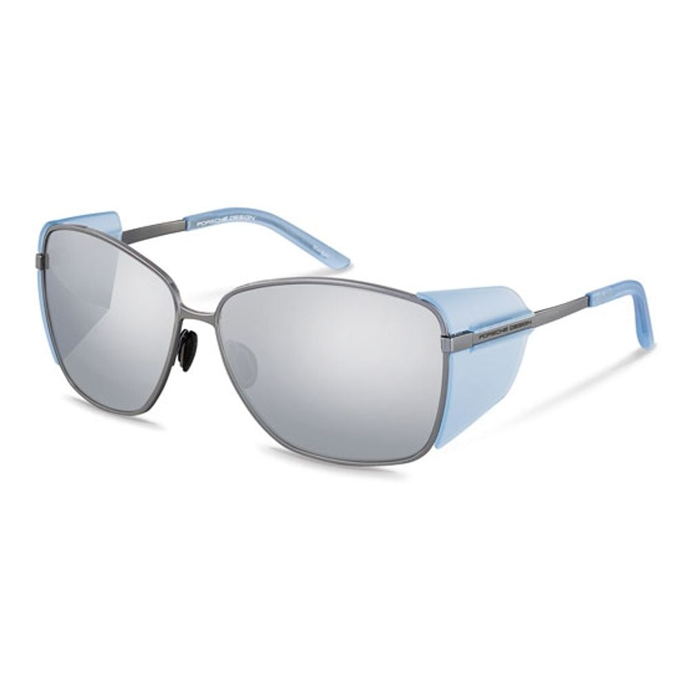 Porsche Design Gray Metal Sunglasses