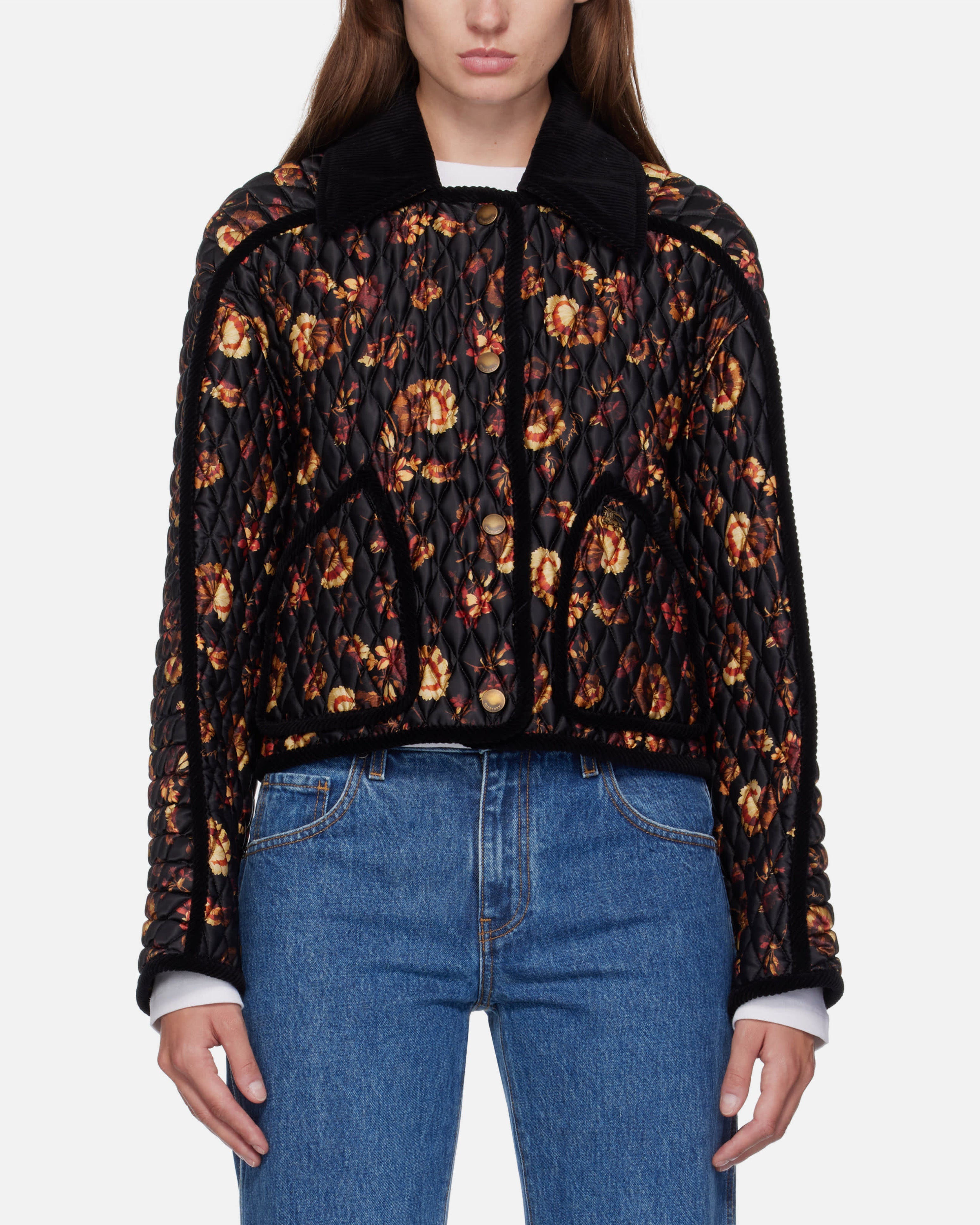 Burberry Floriston Quilted Jacket
