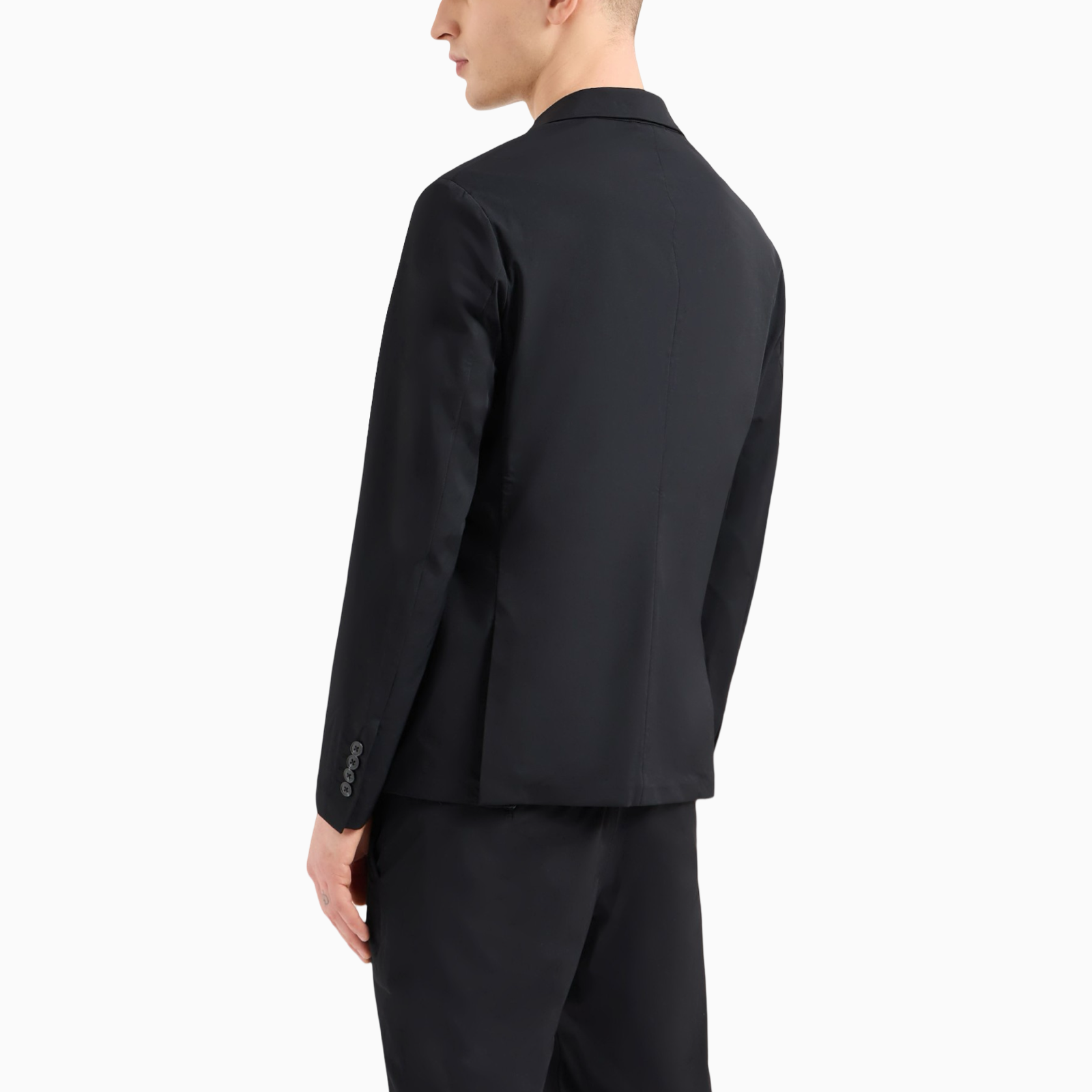 Мъжко черно сако Armani Exchange Men Blazer 8NZG49 ZNYZZ Back View
