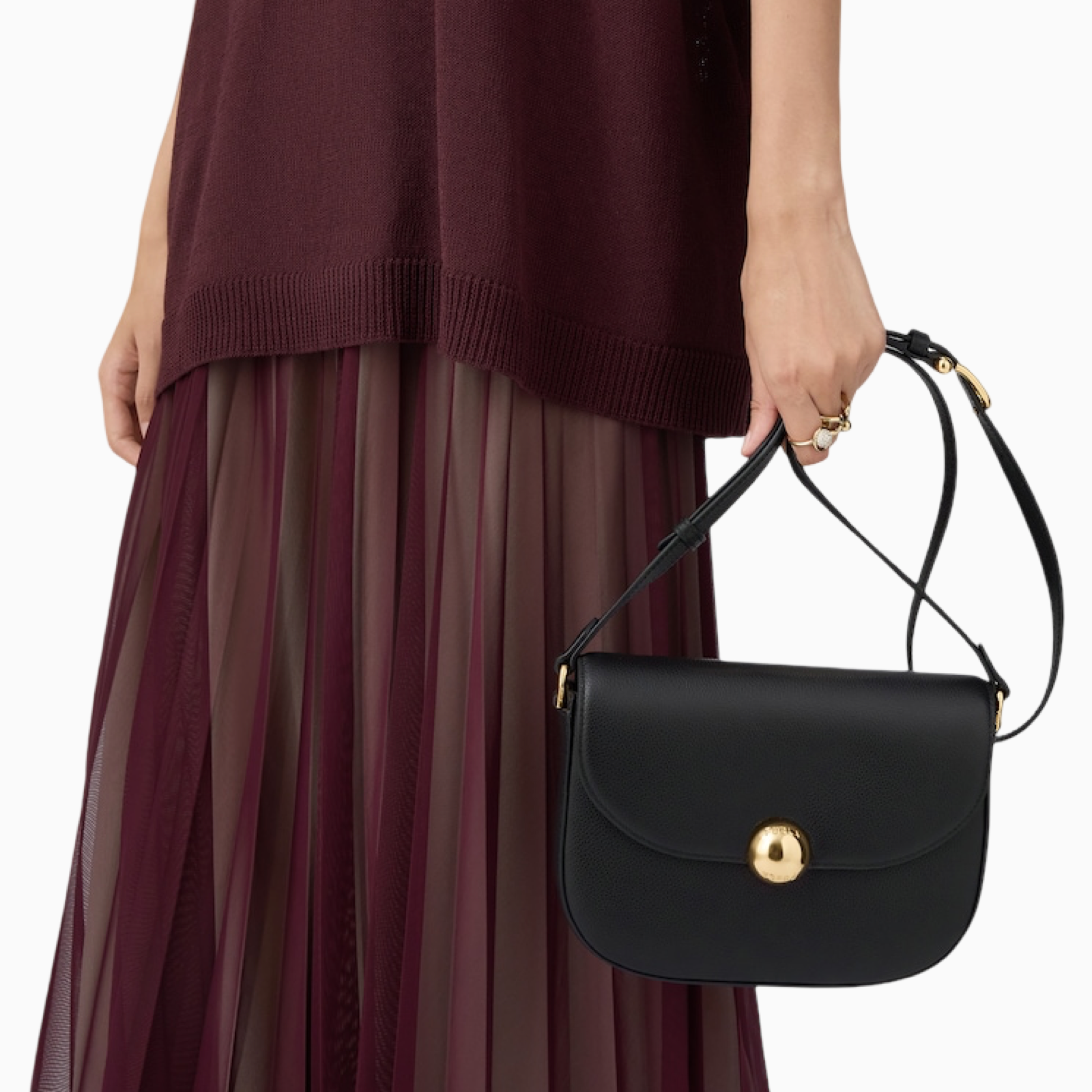 Дамска чанта Furla Moonlight Crossbody S Bag WB01887 BX3036 1002 Hand View