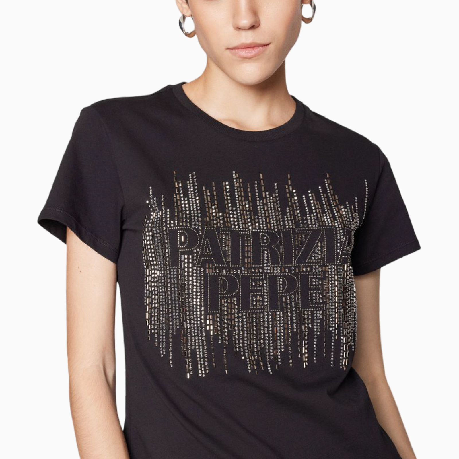 Дамска черна тениска Patrizia Pepe Women T-shirt