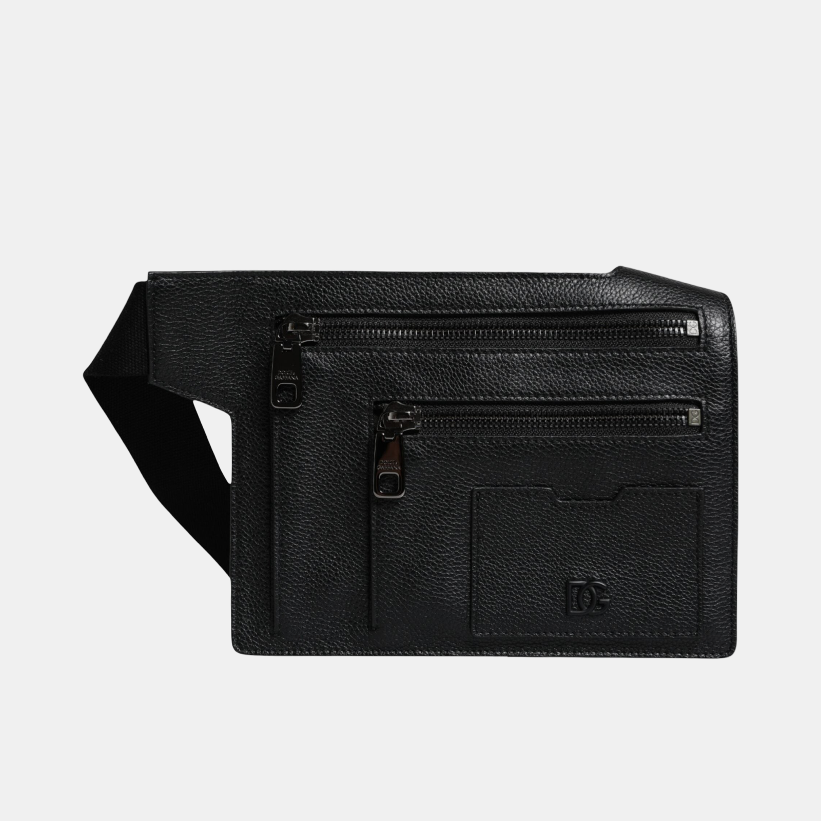 Dolce & Gabbana DG Logo Waist Bag BM1837 AZ319 80999 Front View