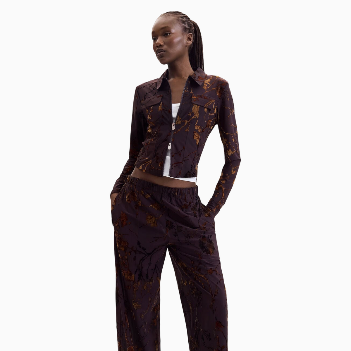 Women’s knit t-shirt Desigual 26WWTK25 6000 Front View