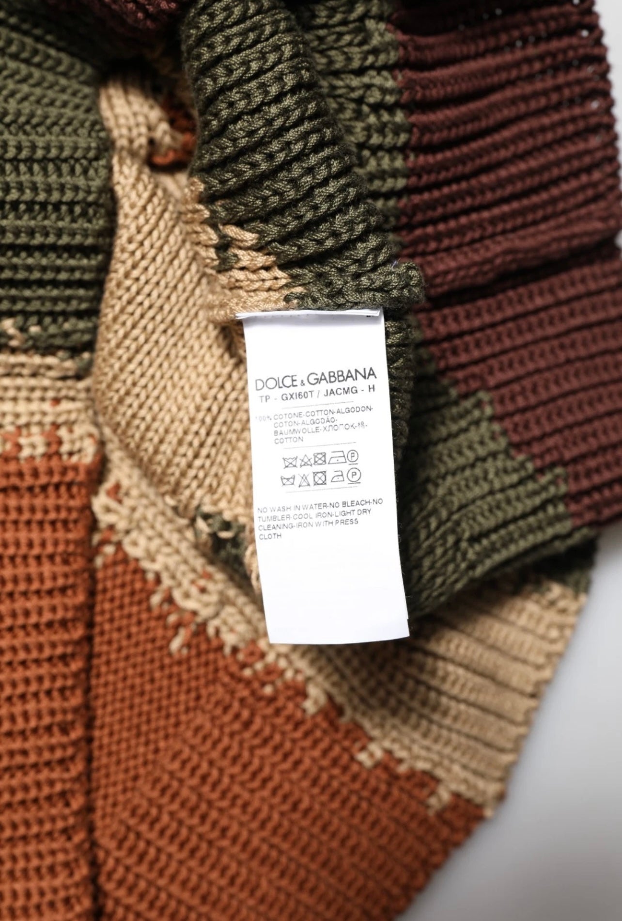 Dolce &amp; Gabbana Abstract мъжки пуловер 