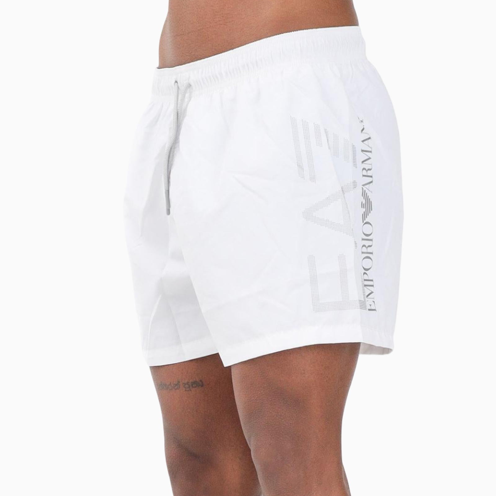Мъжки бели бански EA7 Emporio Armani Men Swimwear 7M002001 AF14497 Close-Up