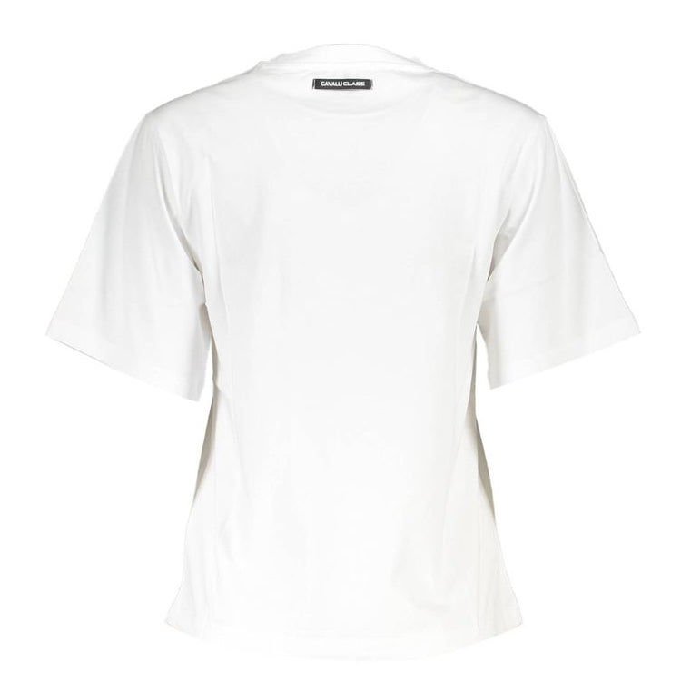 Дамска тениска Women’s t-shirt Cavalli Class
QXT62AJD060 2E5EEE5 0005 White back view