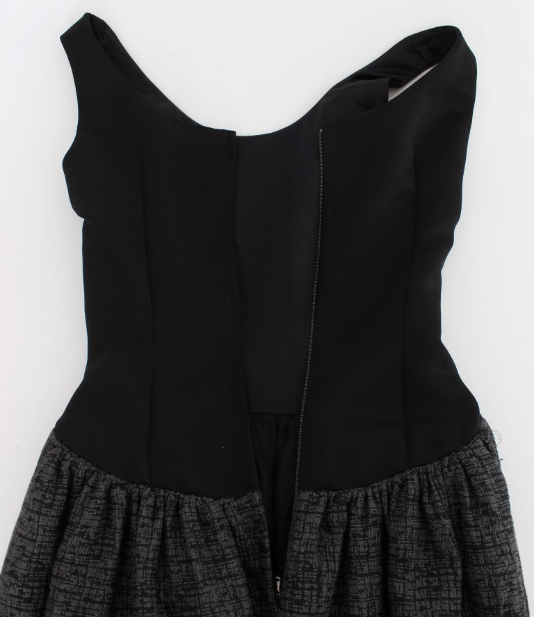 Елегантна черна рокля-калъф с пълна дължина Dolce &amp; Gabbana