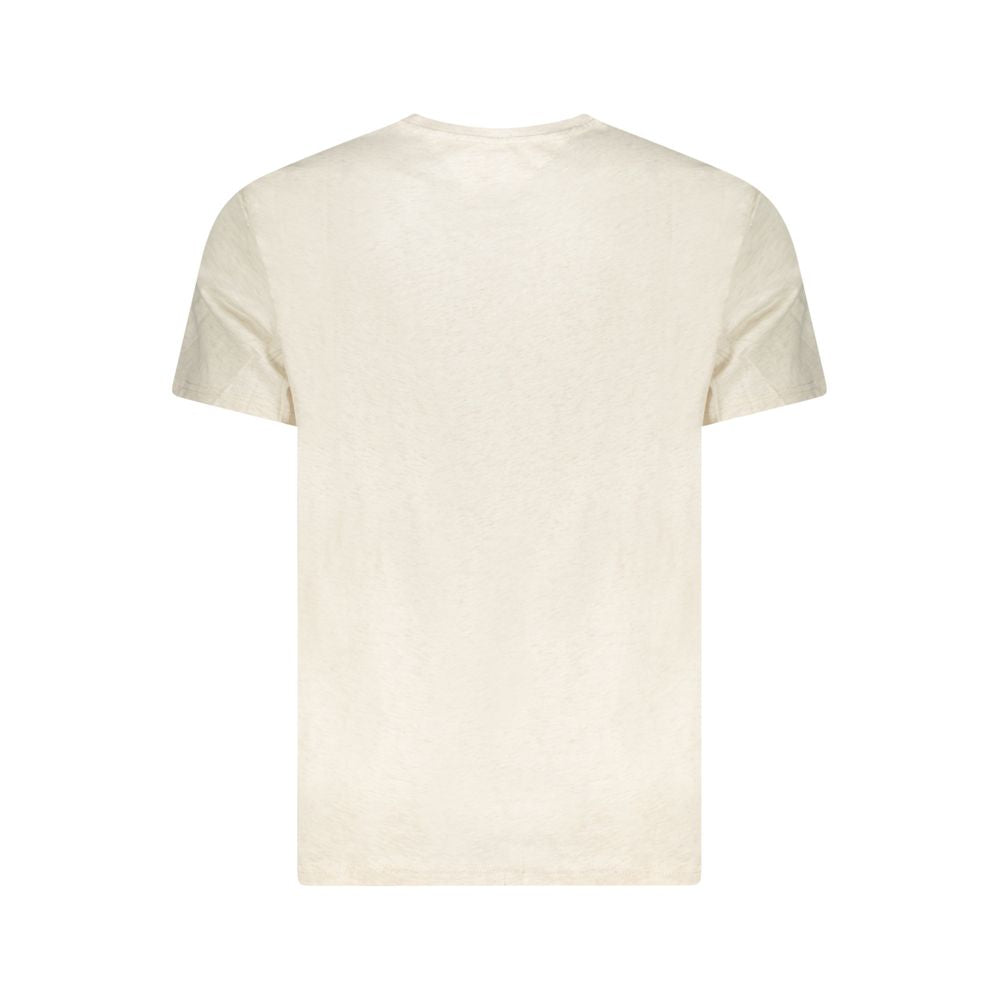 Мъжка тениска Men’s t-shirt Tommy Hilfiger DM0DM20779 AE3 Beige back view