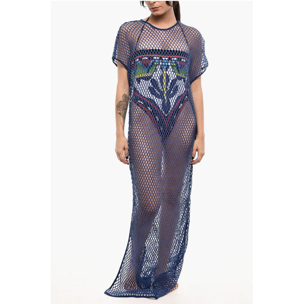 Dsquared² Openwork Maxi Beach Cover-up Dress