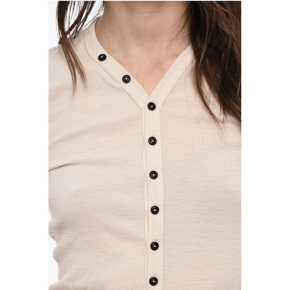Dsquared² Ribbed Slim Fit Top