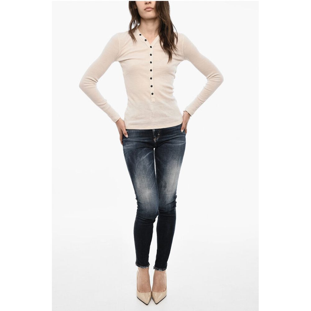 Dsquared² Ribbed Slim Fit Top