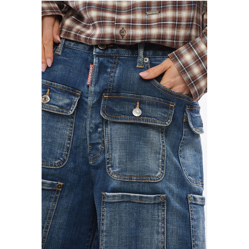 Dsquared² Wide Leg Cargo Shorts