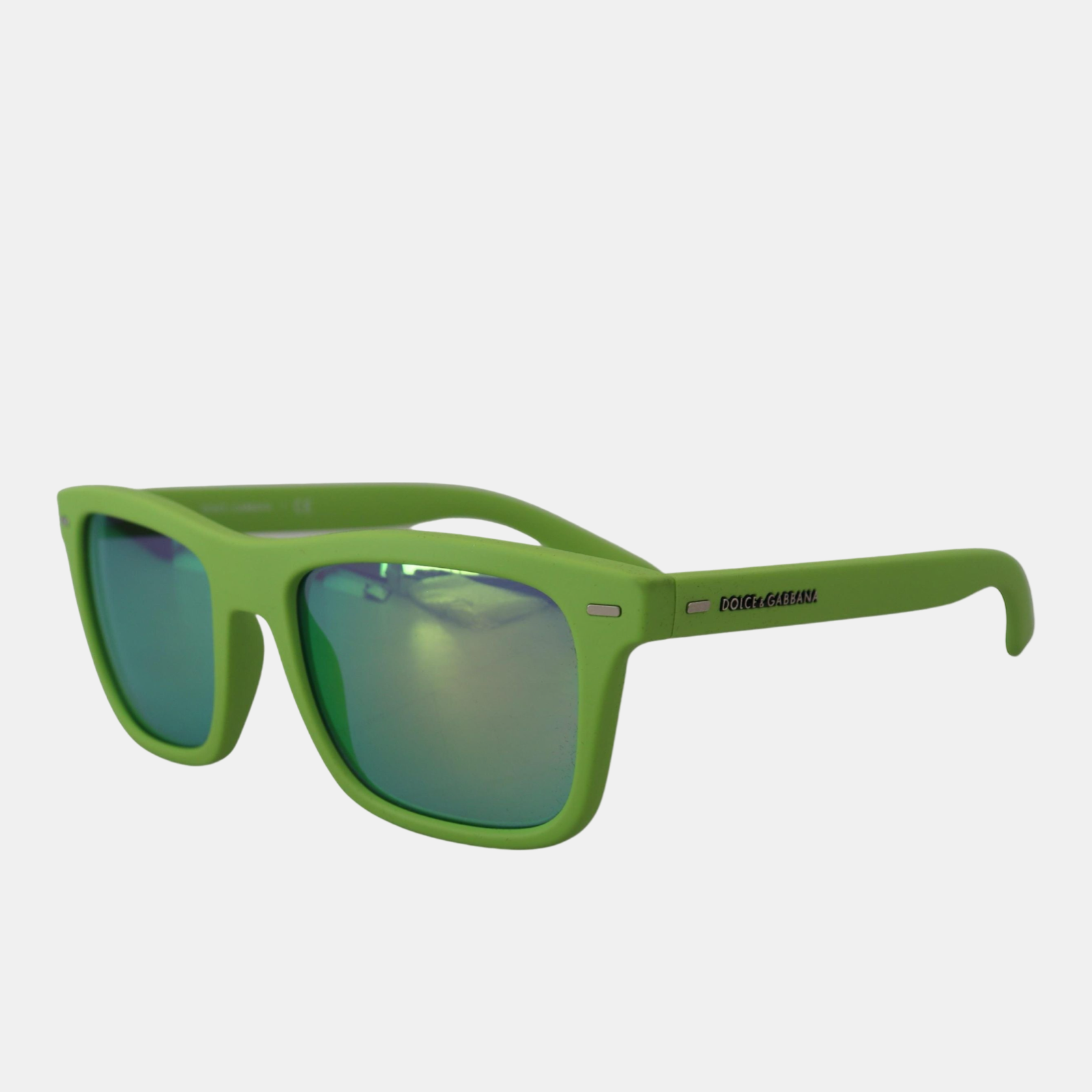 Dolce & Gabbana Acid Green Chic Full Rim Sunglasses