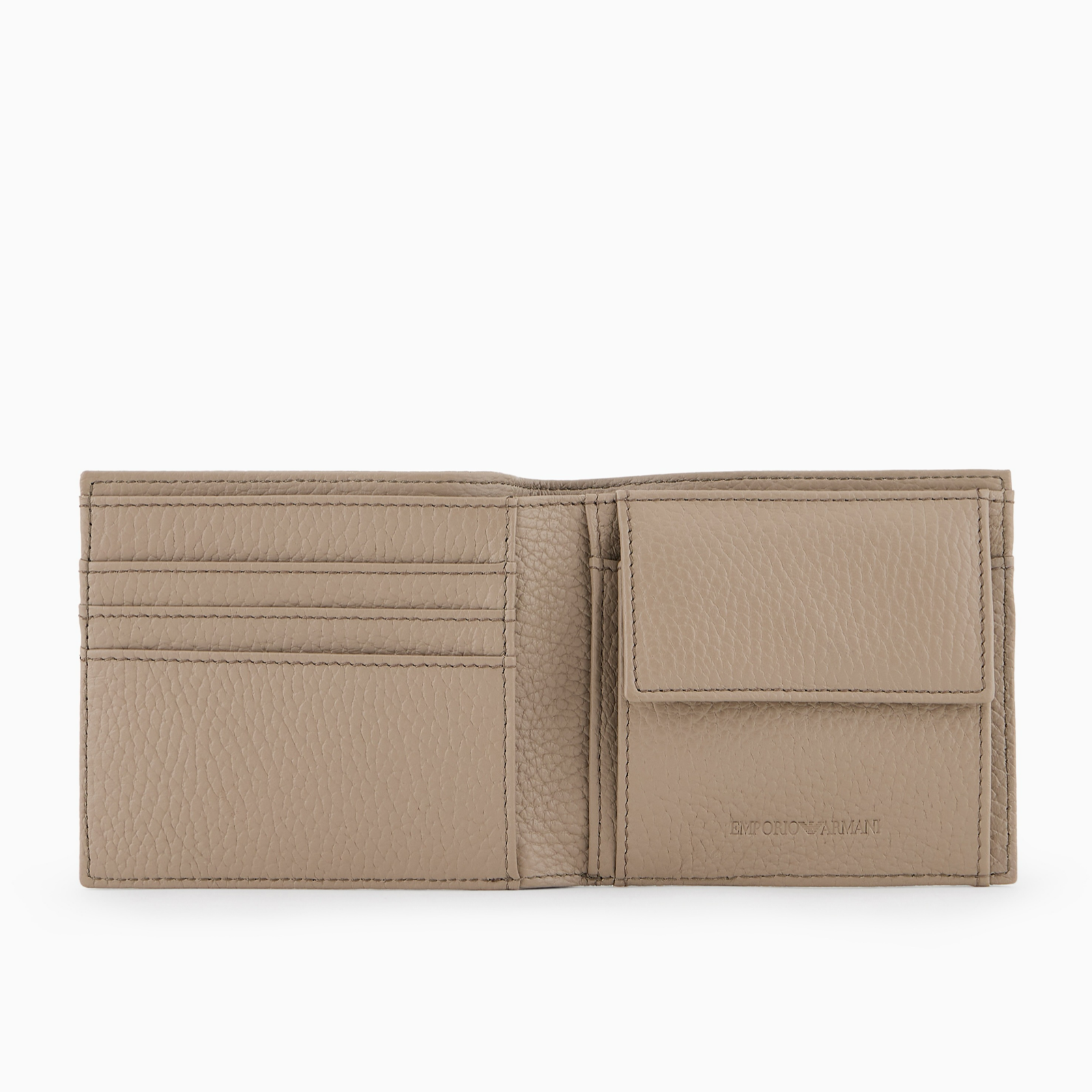 Мъжки бежов портфейл Emporio Armani Y4R167 Y068E U6168 Inside View