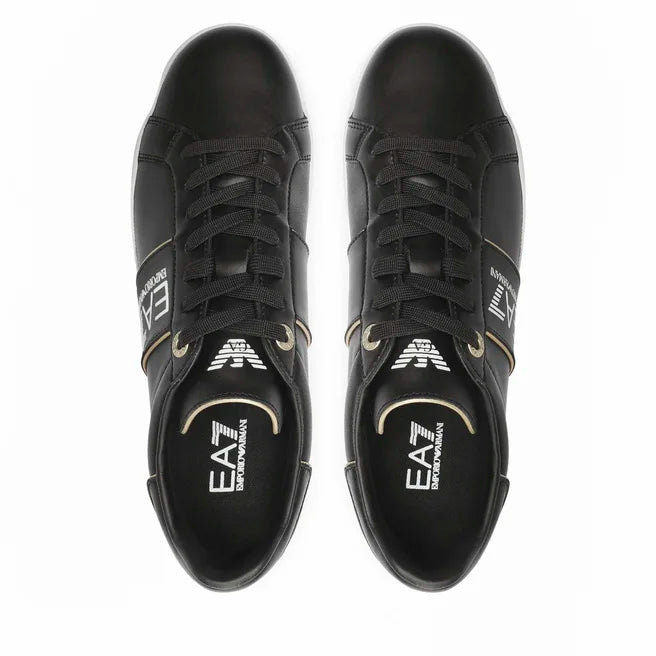 Мъжки кецове кожени EA7 Emporio Armani черни X8X102 XK346 M700
