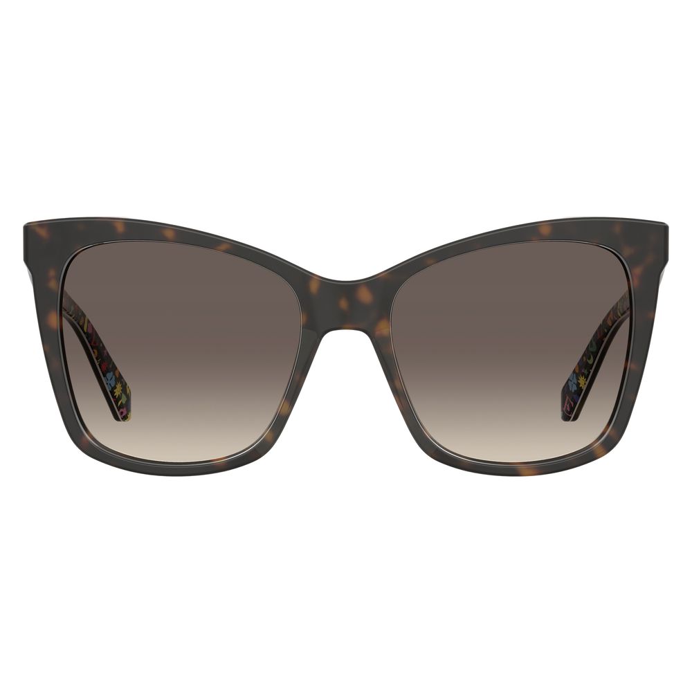 Love Moschino Brown Haircalf Sunglasses