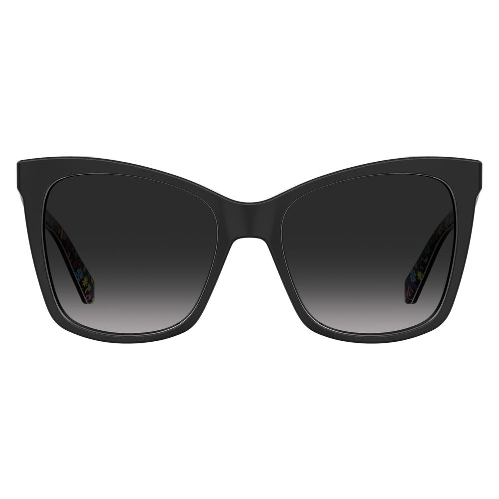 Love Moschino Black Haircalf Sunglasses