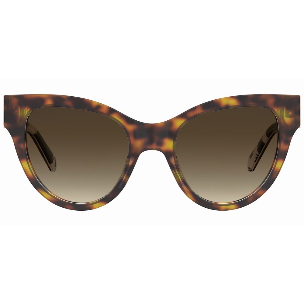 Love Moschino Brown Haircalf Sunglasses