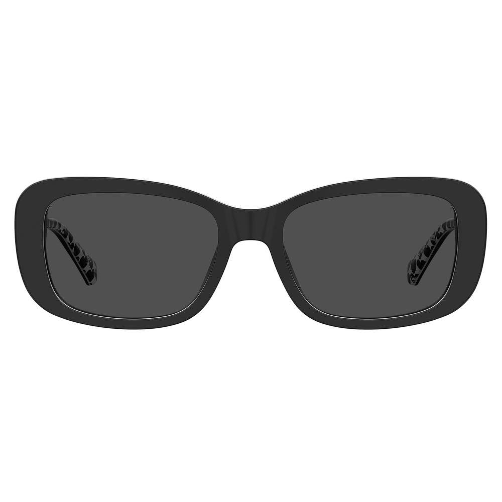 Love Moschino Black Haircalf Sunglasses