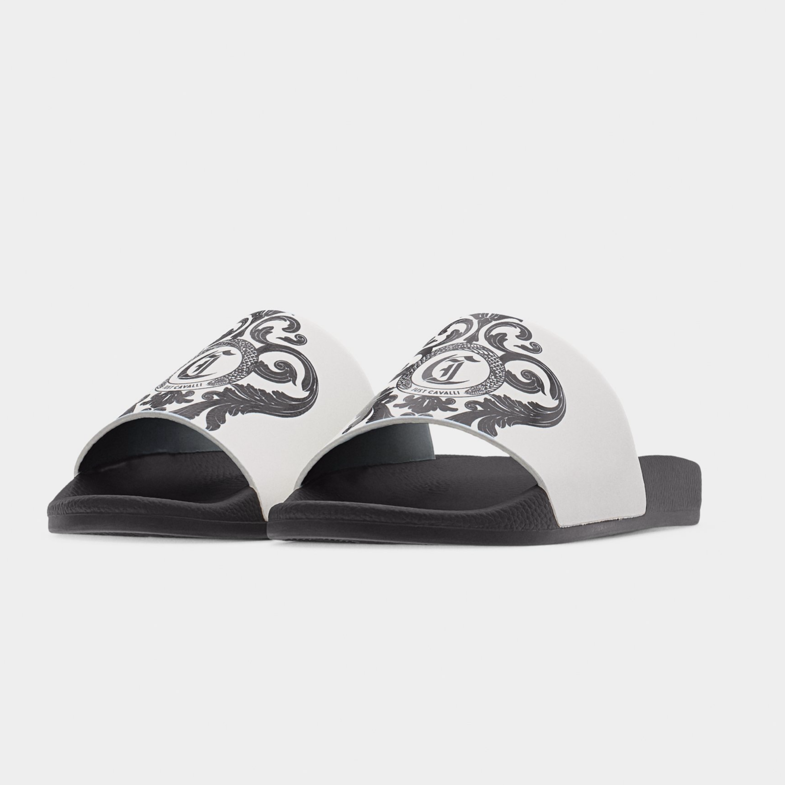 Мъжки чехли Just Cavalli Fondo Pool Men Slippers 80QA3SZ3ZSE54-L01 Front View