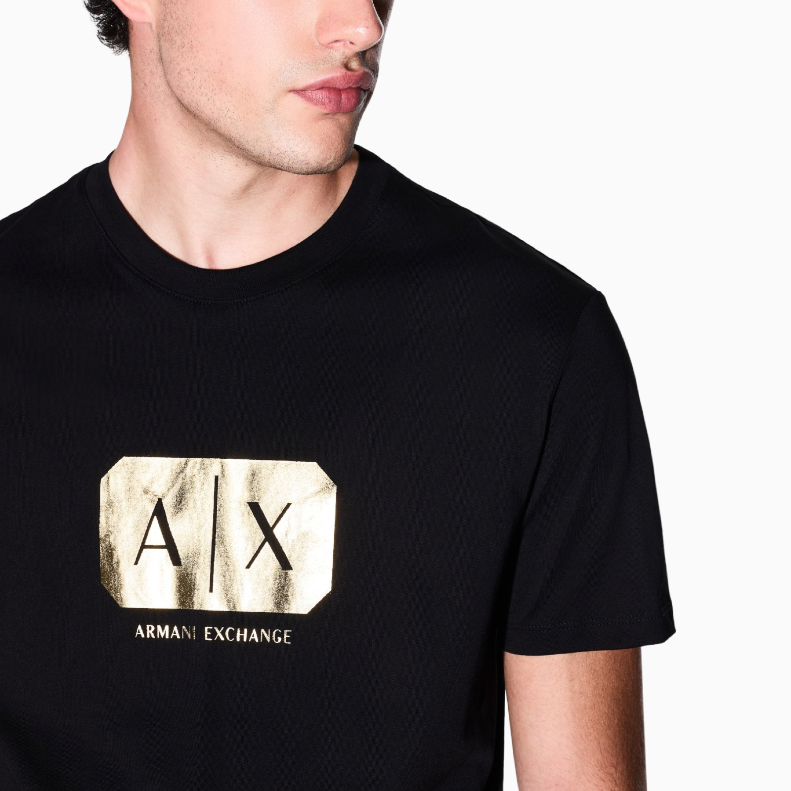 Мъжка тениска Armani Exchange Men T-shirt XM002826 AF12308 UC001 Close-Up