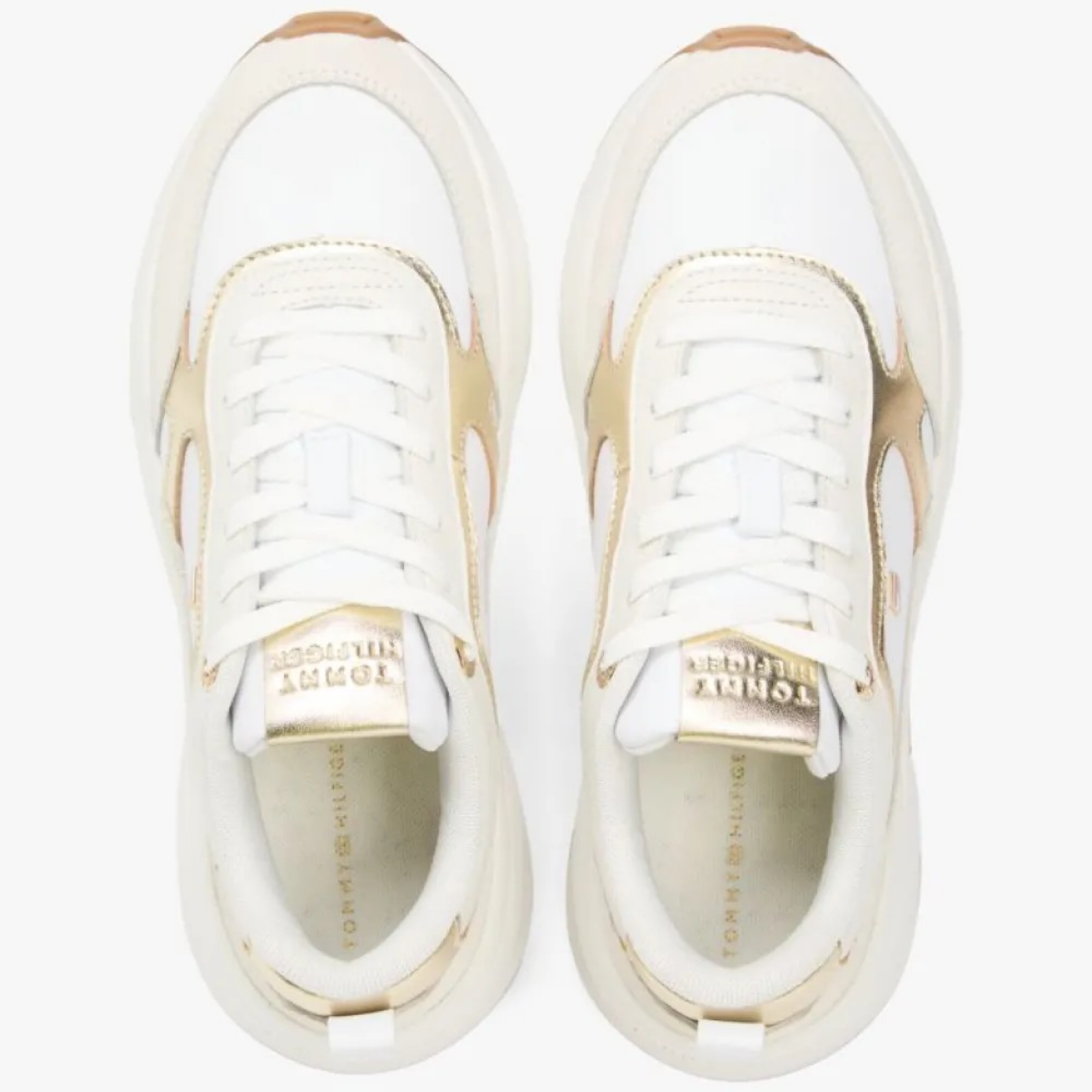 Дамски маратонки Tommy Hilfiger Women Sneakers FW0FW09204 0HU Lateral View Top View