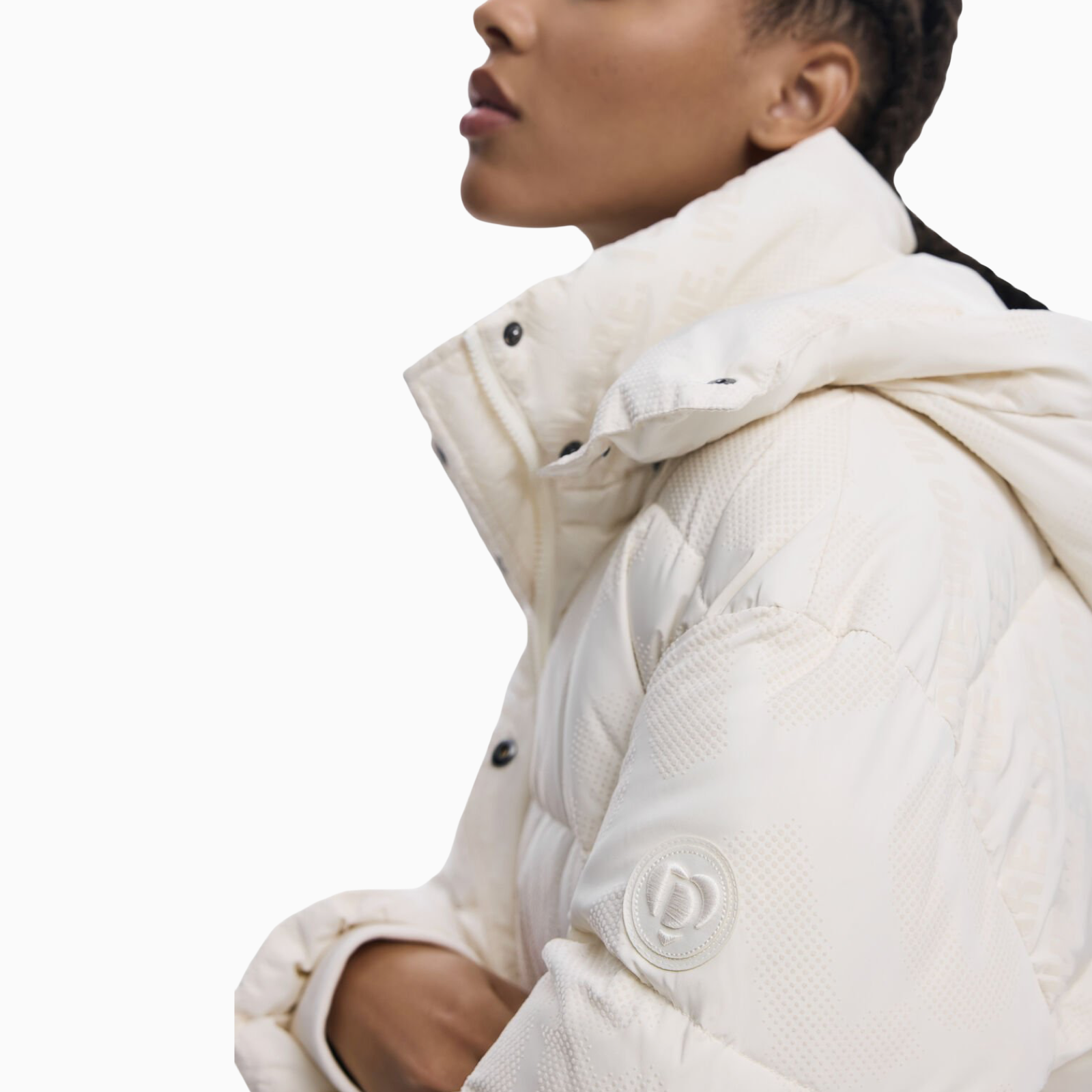 Дамско бяло яке Desigual Women Jacket 25WWEW23 Close-Up