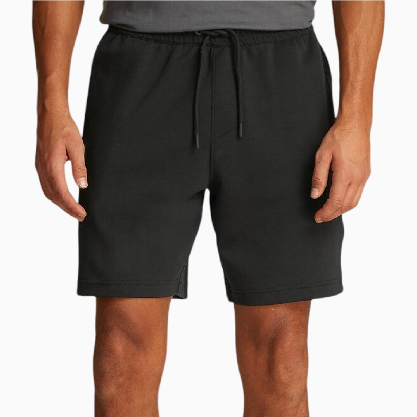 Мъжки черни памучни къси панталони Calvin Klein Jeans J30J327246
