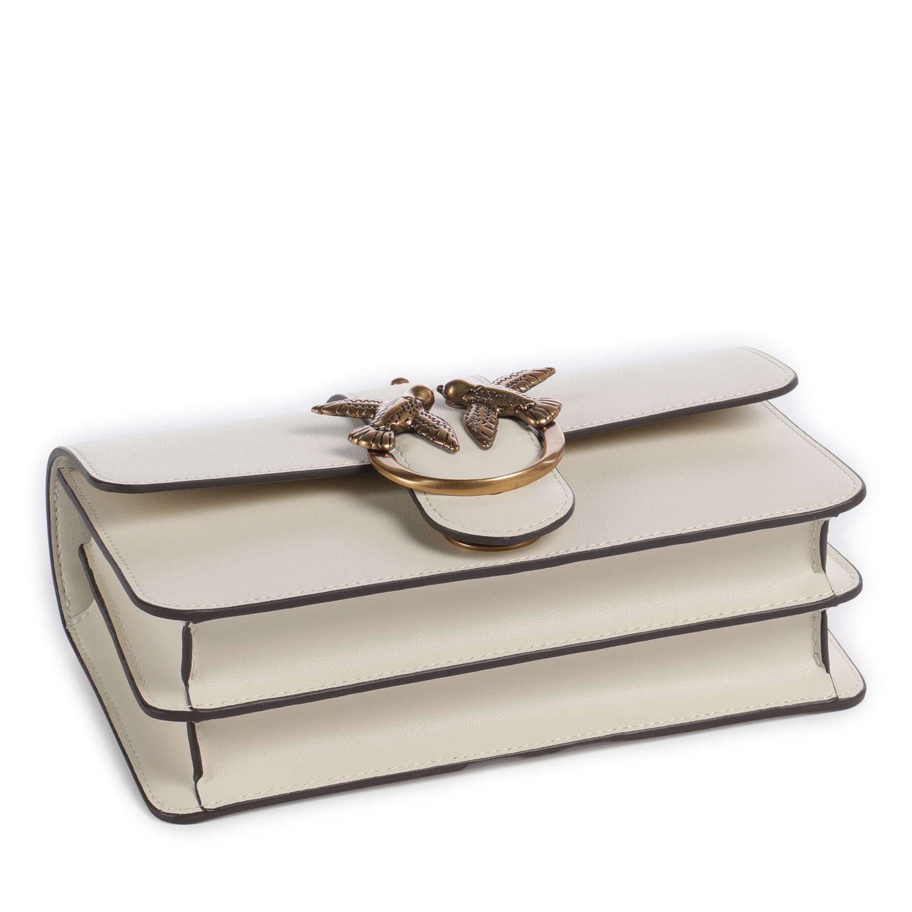 Дамска чанта Women’s shoulder bag Pinko Love One 105856 A0F1 Z14Q White bottom view