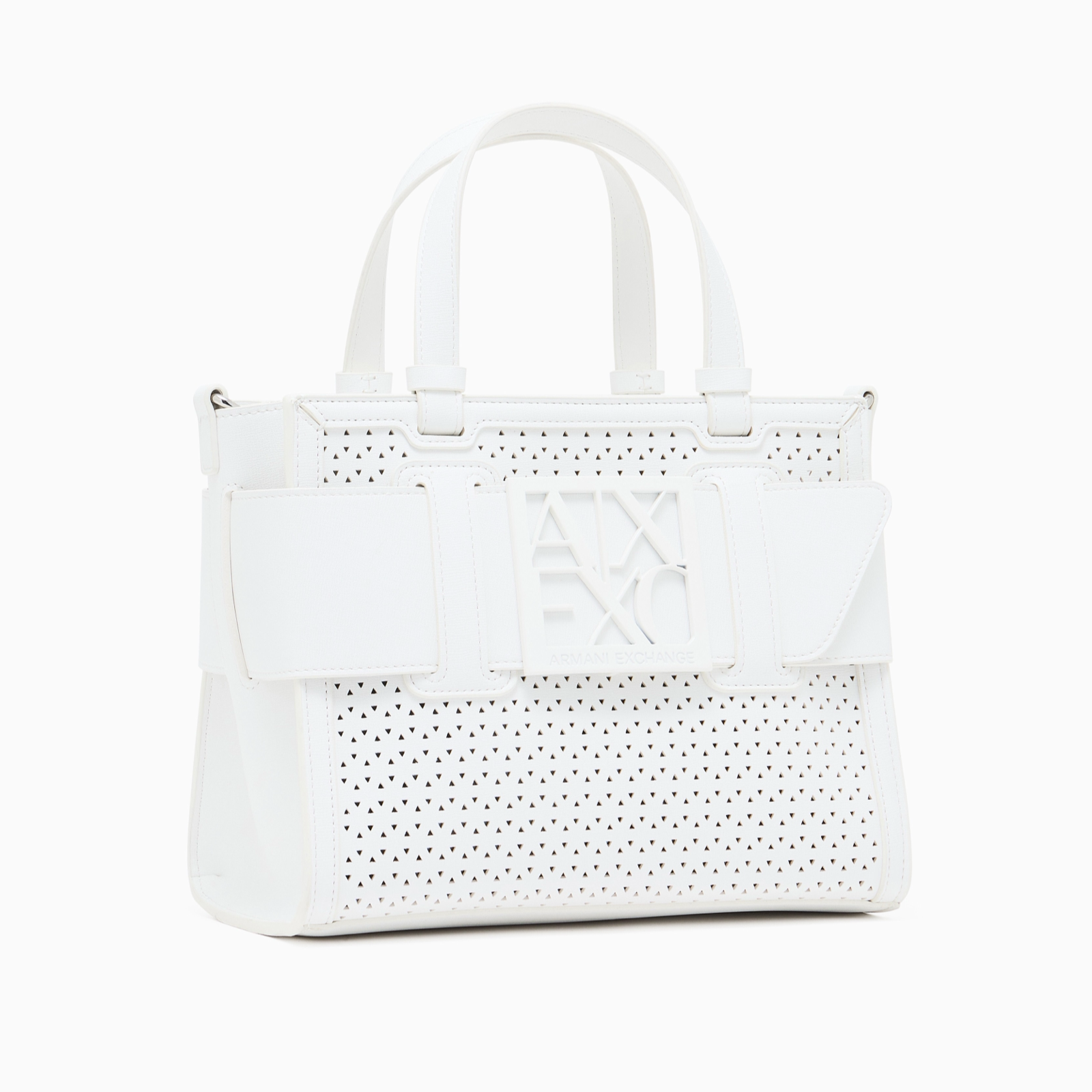 Дамска бяла чанта Armani Exchange Women Handbag XW000392 AF22626 U0011 Side View