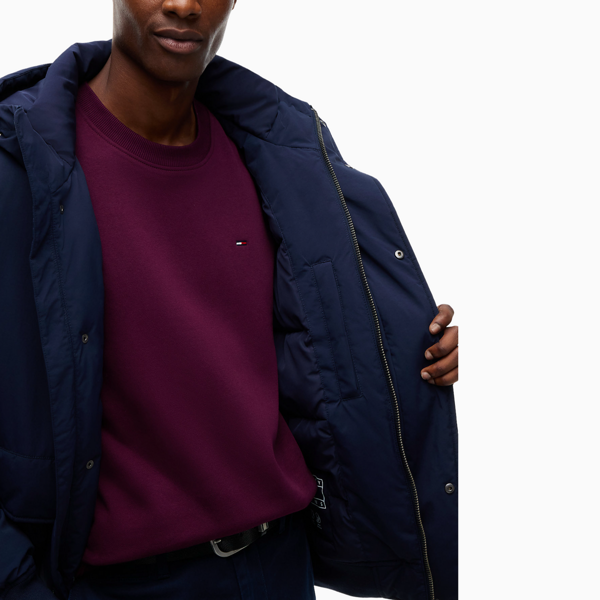 Мъжко зимно яке Tommy Hilfiger Jeans Water Resistant Men Jacket DM0DM22032 C1G Inside View