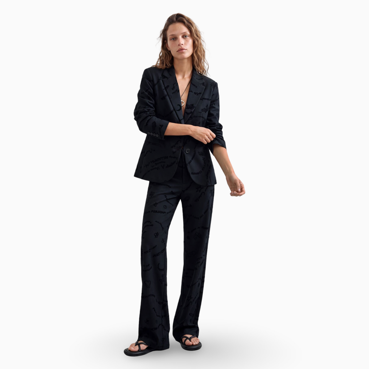 Дамско сако Desigual Women Blazer 26WWEW44 2000 Front View