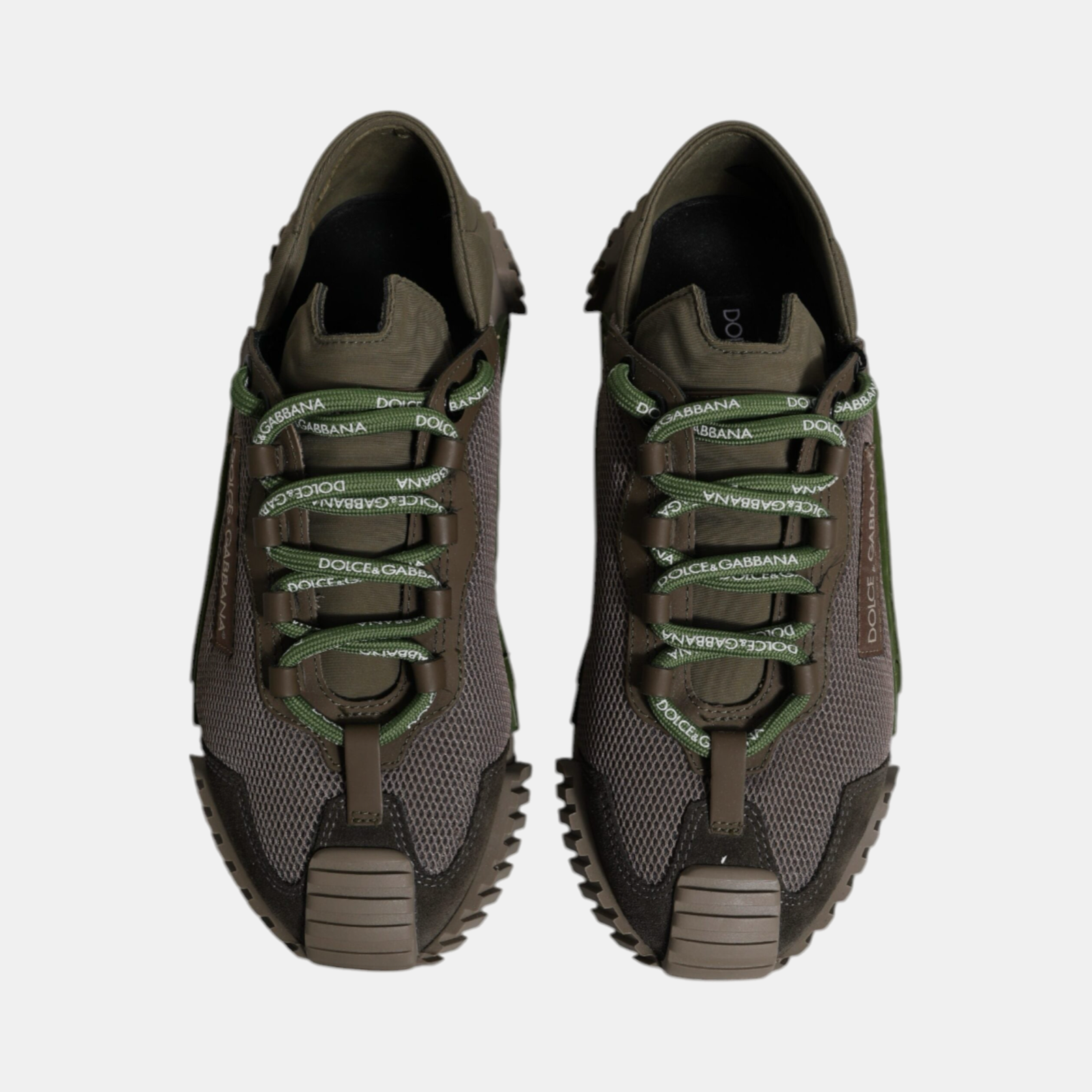 Dolce & Gabbana Army Green NS1 Women Sneakers CS1768 B9Q66