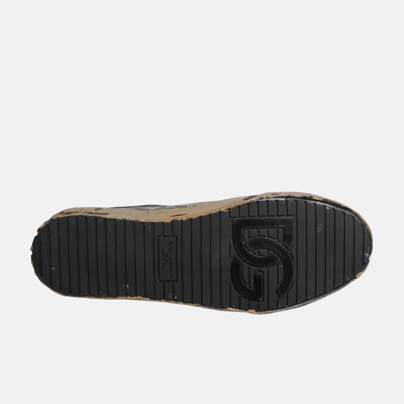 Dolce & Gabbana Portofino Vintage Men Sneakers Insole View