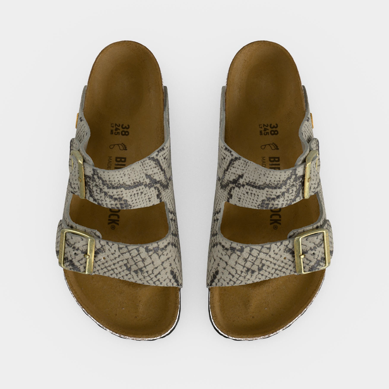 Дамски сандали Birkenstock Arizona BB Hex 1033094 Oyster Women Sandals Top View
