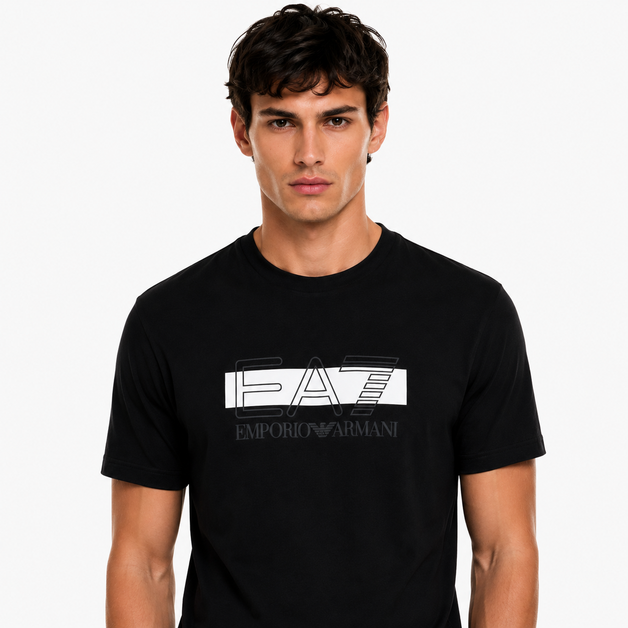 Мъжка тениска EA7 Emporio Armani Men T-shirt 7M002415 AF10375 MC001 Close-Up